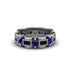 Sapphire Eternal Elegance Wedding Ring - Rosemary No. 45 image 1