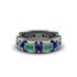Sapphire Eternal Elegance Wedding Ring - Rosemary No. 30 image 1