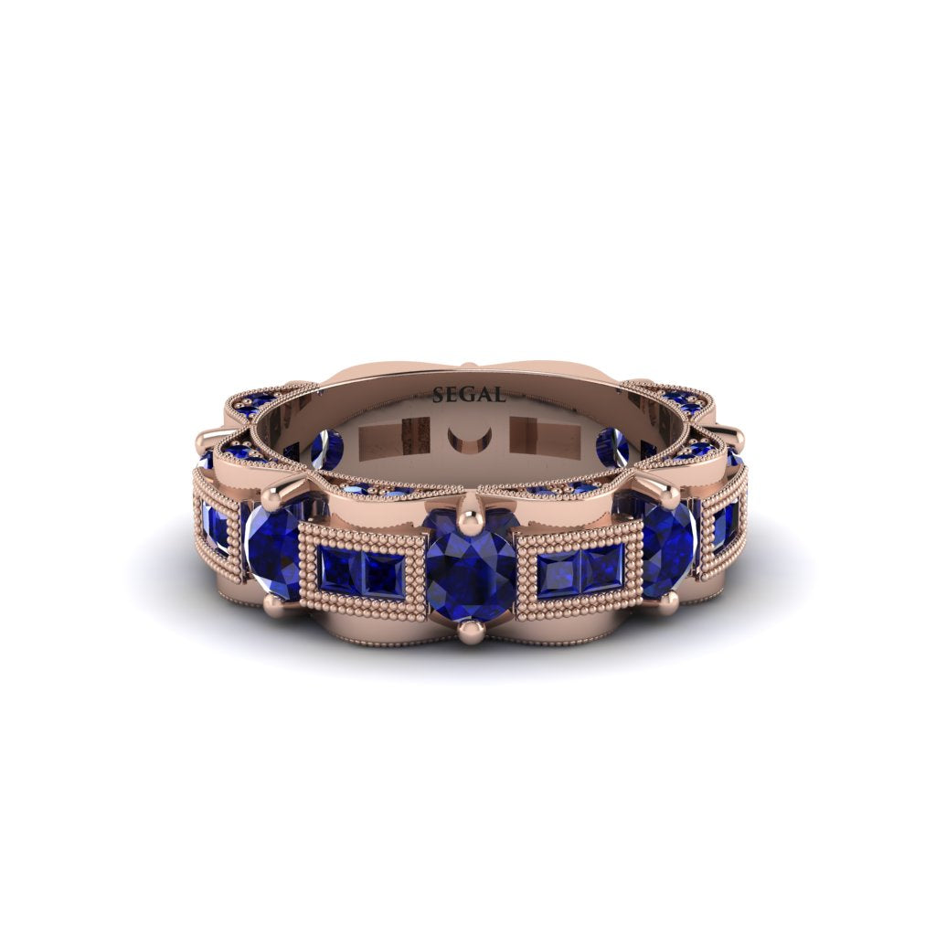 Sapphire Eternal Elegance Wedding Ring - Rosemary No. 74