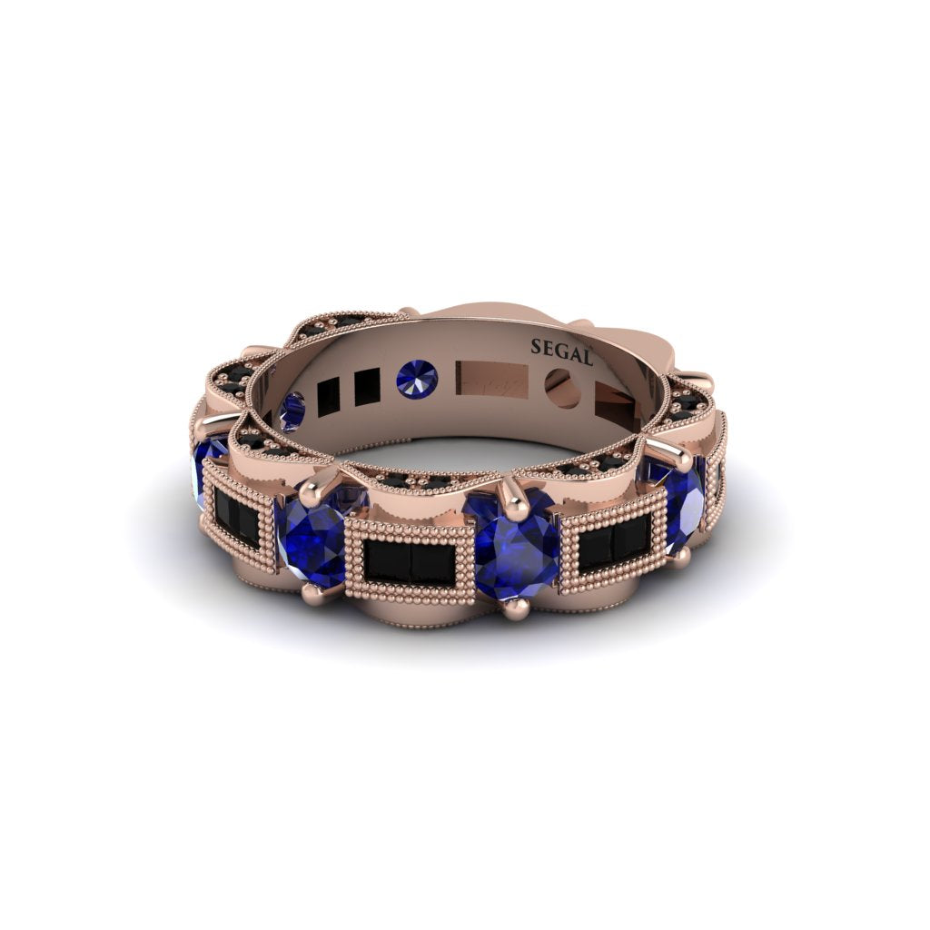 Sapphire Eternal Elegance Wedding Ring - Rosemary No. 44