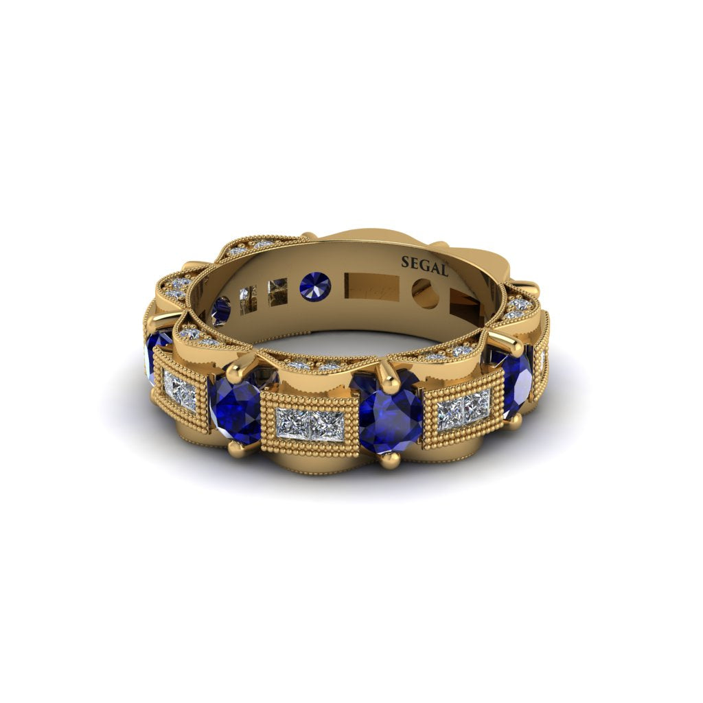 Sapphire Eternal Elegance Wedding Ring - Rosemary No. 13
