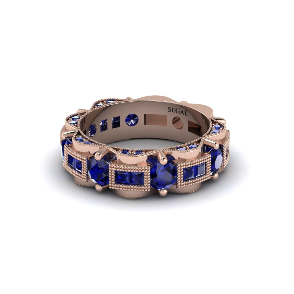 Sapphire Eternal Elegance Wedding Ring - Rosemary No. 74