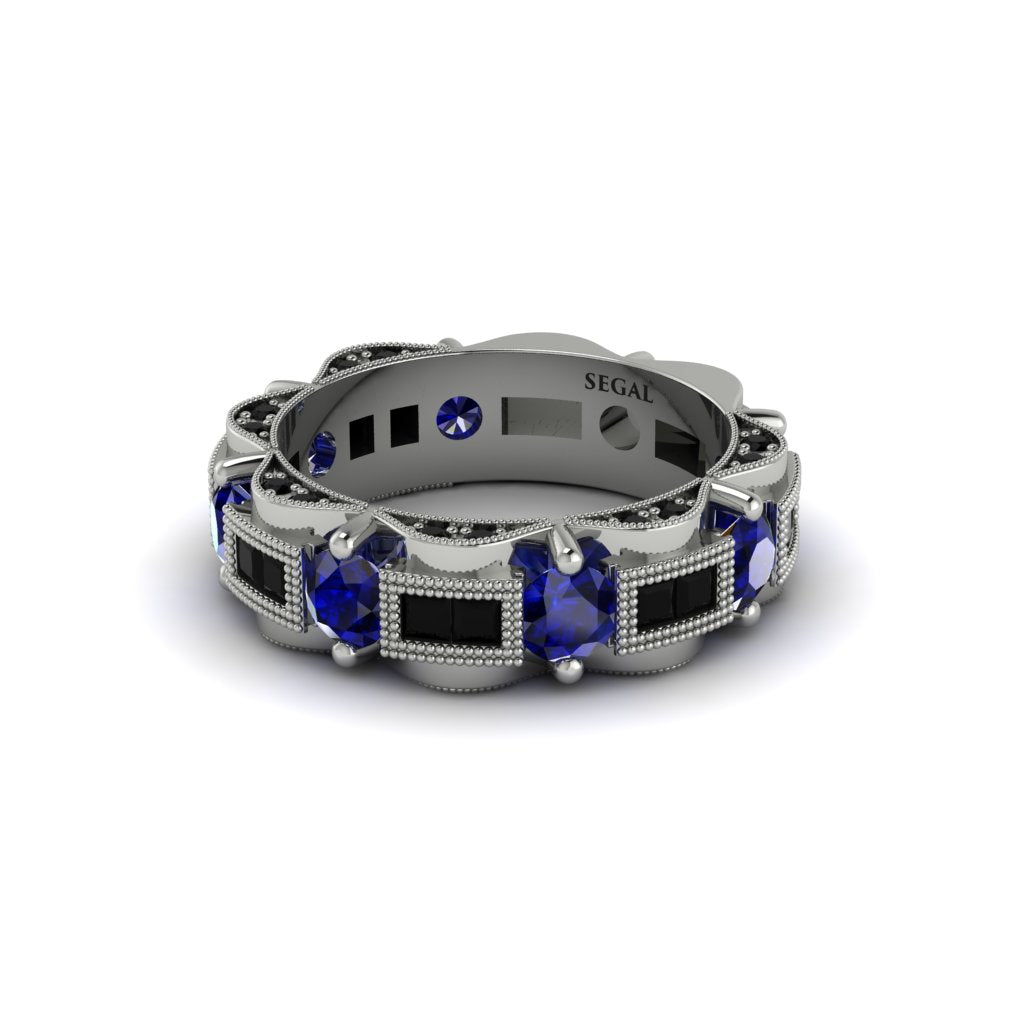 Sapphire Eternal Elegance Wedding Ring - Rosemary No. 45