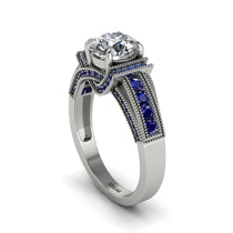 Diamond Eternal Embrace Milgrain Engagement Ring - Fernanda No. 63 image 1