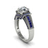 Diamond Eternal Embrace Milgrain Engagement Ring - Fernanda No. 63 image 1