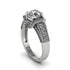 Diamond Eternal Embrace Milgrain Engagement Ring - Fernanda No. 3 image 1