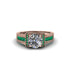Diamond Eternal Embrace Milgrain Engagement Ring - Fernanda No. 17 image 2