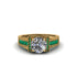Diamond Eternal Embrace Milgrain Engagement Ring - Fernanda No. 16 image 2