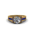 Diamond Eternal Embrace Milgrain Engagement Ring - Fernanda No. 61 image 2