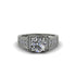 Diamond Eternal Embrace Milgrain Engagement Ring - Fernanda No. 3
