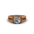 Diamond Eternal Embrace Milgrain Engagement Ring - Fernanda No. 46 image 2
