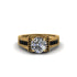 Diamond Eternal Embrace Milgrain Engagement Ring - Fernanda No. 31 image 2