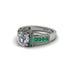 Diamond Eternal Embrace Milgrain Engagement Ring - Fernanda No. 18