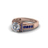 Diamond Eternal Embrace Milgrain Engagement Ring - Fernanda No. 62 image 3