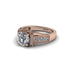 Diamond Eternal Embrace Milgrain Engagement Ring - Fernanda No. 2