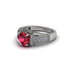 Ruby Eternal Embrace Milgrain Engagement Ring - Fernanda No. 12