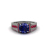 Sapphire Eternal Embrace Milgrain Engagement Ring - Fernanda No. 60 image 2
