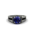 Sapphire Eternal Embrace Milgrain Engagement Ring - Fernanda No. 45