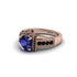 Sapphire Eternal Embrace Milgrain Engagement Ring - Fernanda No. 44