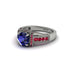 Sapphire Eternal Embrace Milgrain Engagement Ring - Fernanda No. 60 image 3