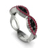 Black Diamond Eternal Embrace Wedding Ring - Jenna No. 54