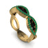 Black Diamond Eternal Embrace Wedding Ring - Jenna No. 22 image 2