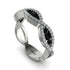 Black Diamond Eternal Embrace Wedding Ring - Jenna No. 9 image 2
