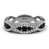 Black Diamond Eternal Embrace Wedding Ring - Jenna No. 9 image 1