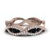 Black Diamond Eternal Embrace Wedding Ring - Jenna No. 8 image 3