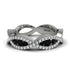 Black Diamond Eternal Embrace Wedding Ring - Jenna No. 9 image 3