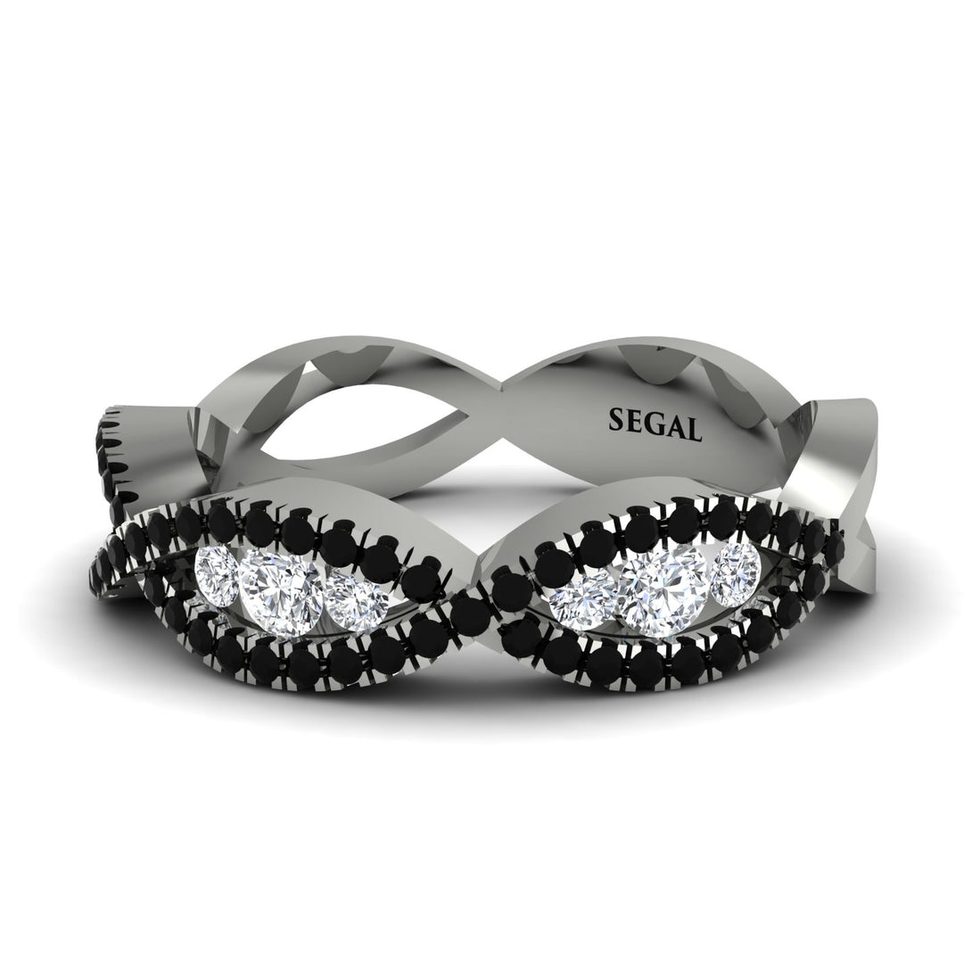 Diamond Eternal Embrace Wedding Ring - Jenna No. 33