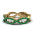 Diamond Eternal Embrace Wedding Ring - Jenna No. 16 image 3