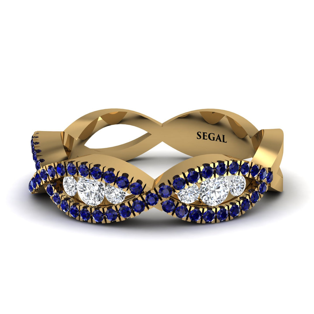 Diamond Eternal Embrace Wedding Ring - Jenna No. 61