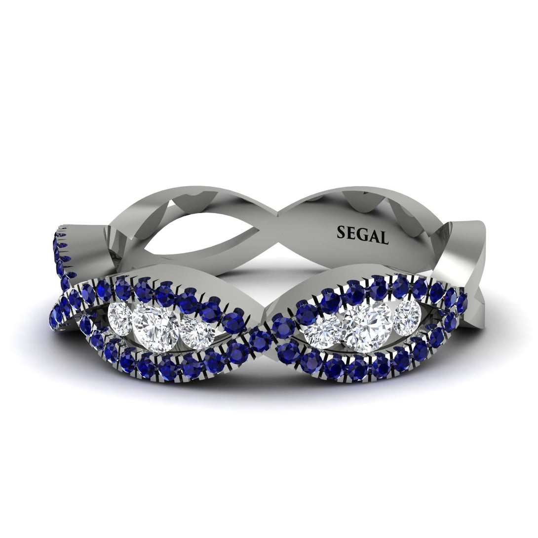 Diamond Eternal Embrace Wedding Ring - Jenna No. 63