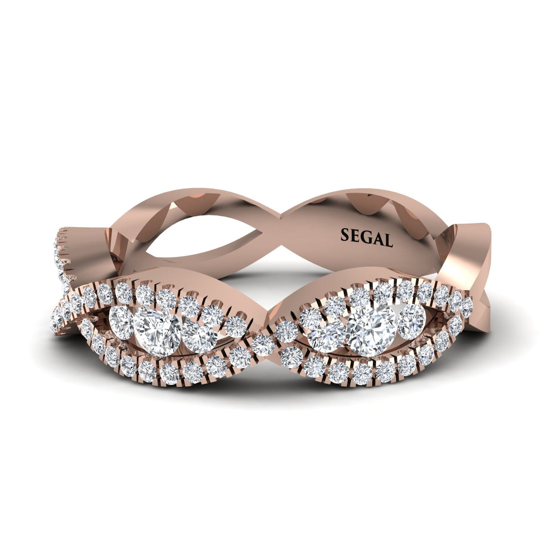 Diamond Eternal Embrace Wedding Ring - Jenna No. 2