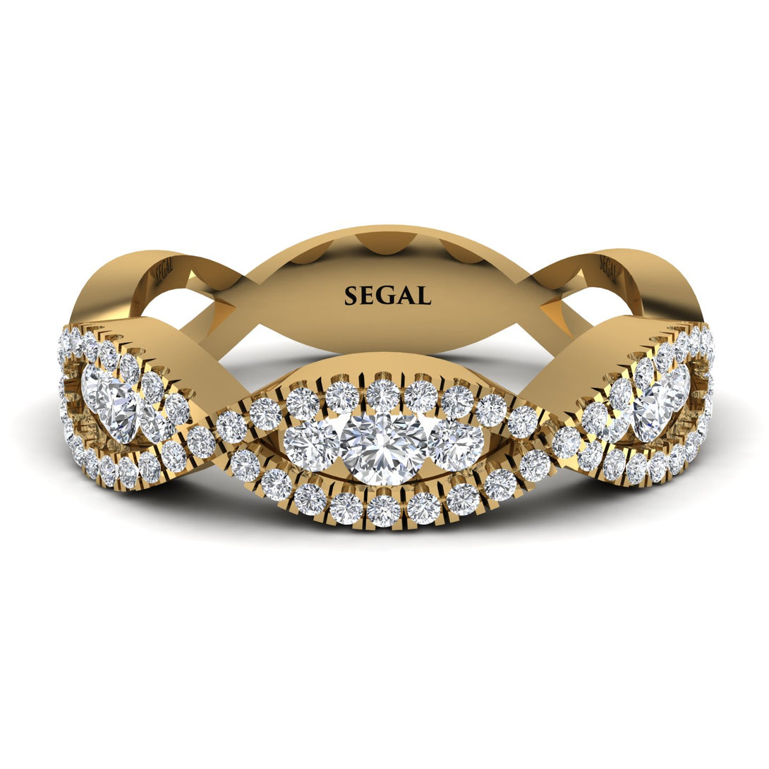 Diamond Eternal Embrace Wedding Ring - Jenna No. 1