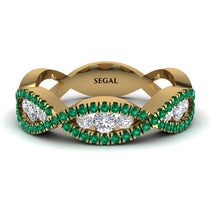 Diamond Eternal Embrace Wedding Ring - Jenna No. 16 image 1