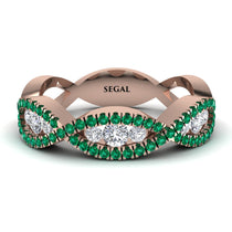 Diamond Eternal Embrace Wedding Ring - Jenna No. 17 image 1