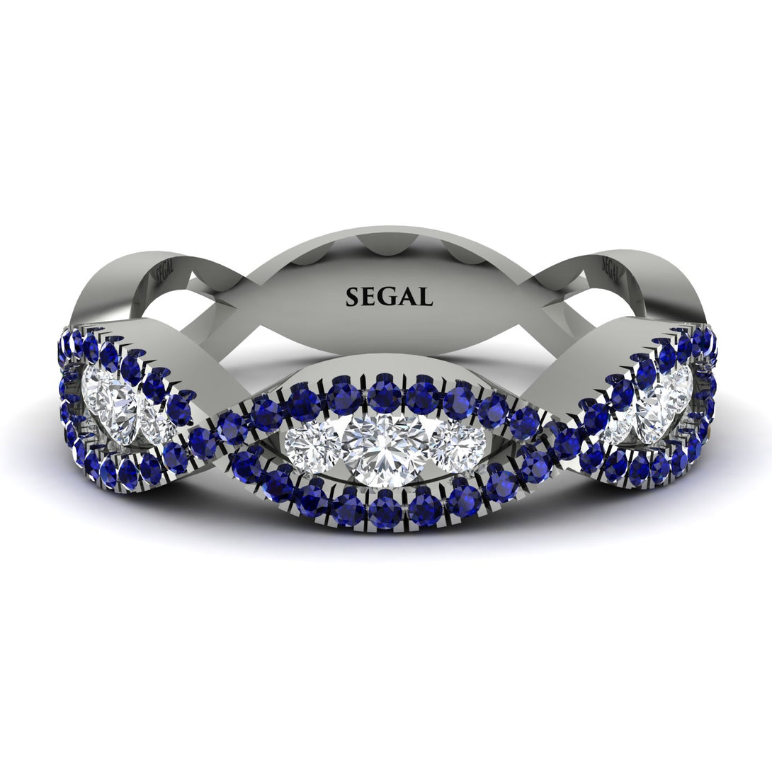 Diamond Eternal Embrace Wedding Ring - Jenna No. 63
