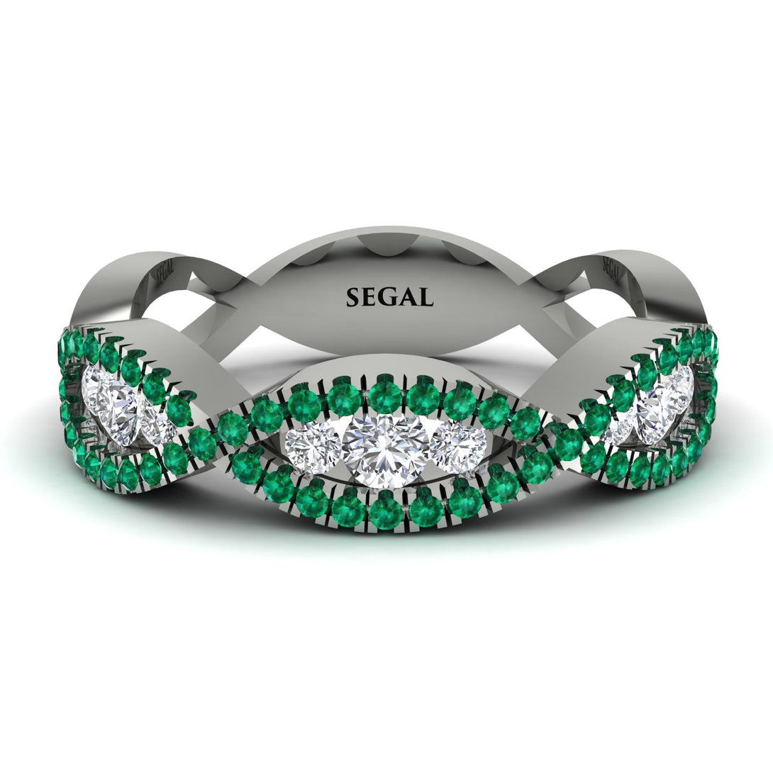 Diamond Eternal Embrace Wedding Ring - Jenna No. 18