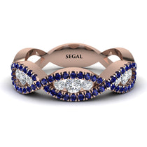 Diamond Eternal Embrace Wedding Ring - Jenna No. 62 image 1