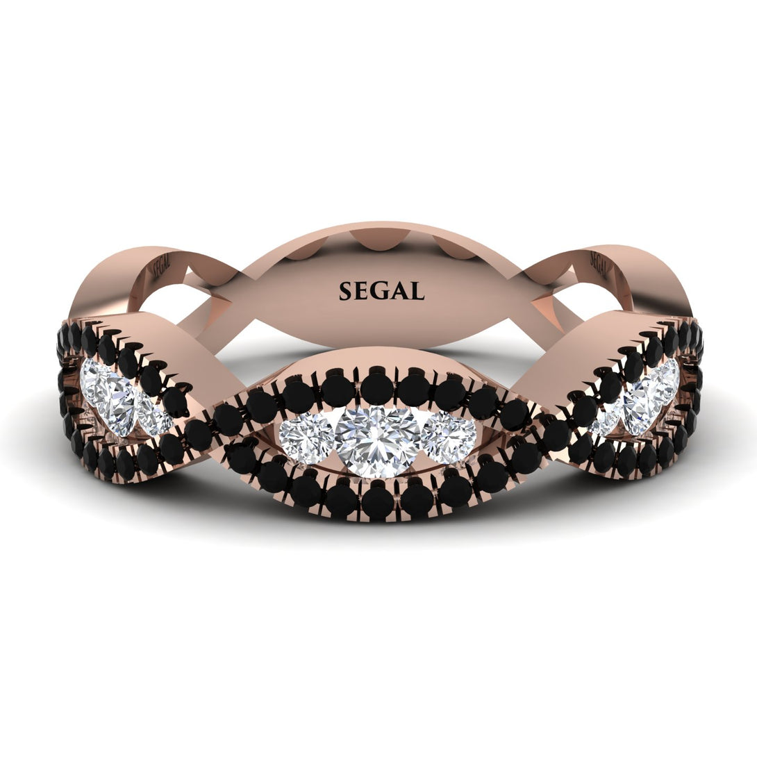 Diamond Eternal Embrace Wedding Ring - Jenna No. 32