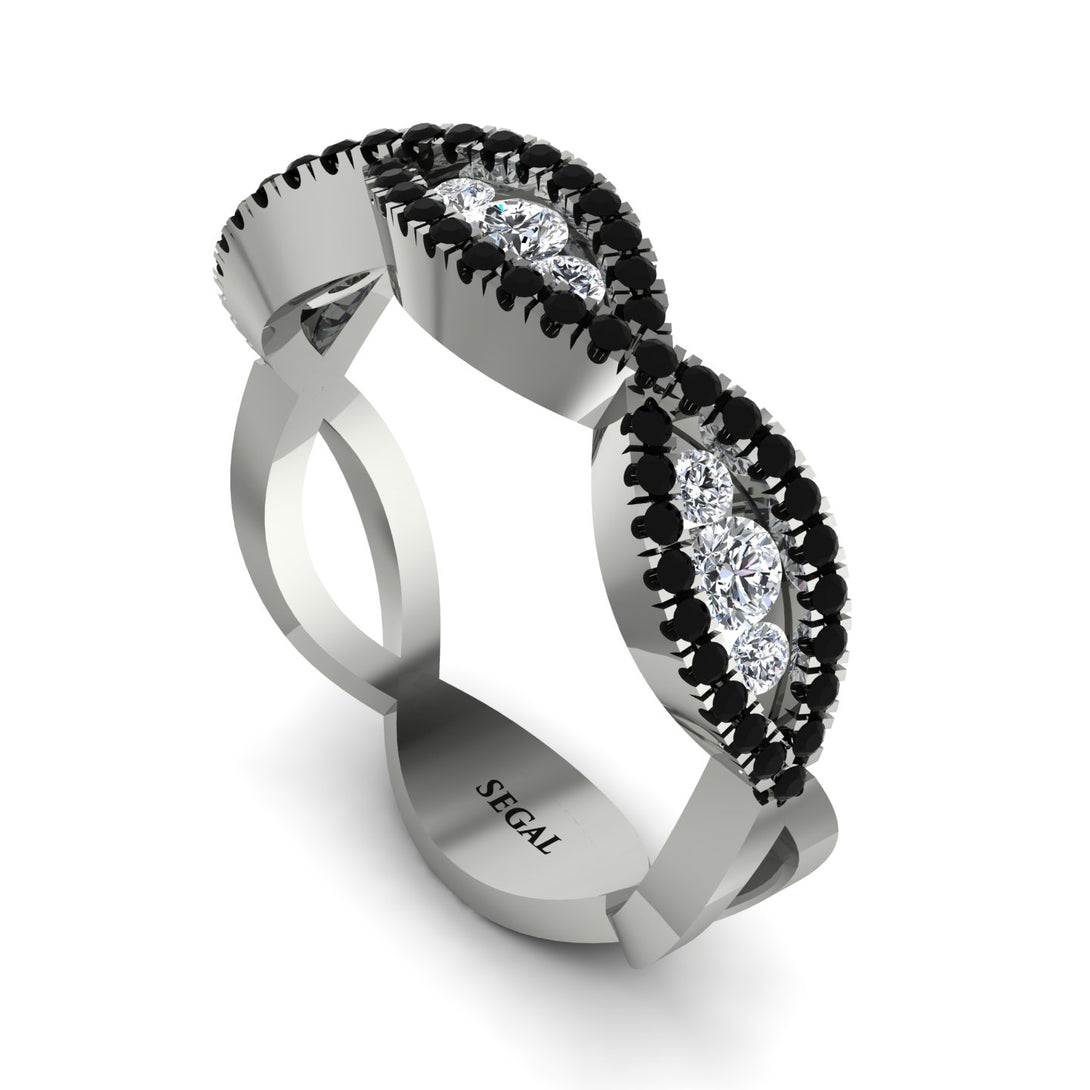 Diamond Eternal Embrace Wedding Ring - Jenna No. 33