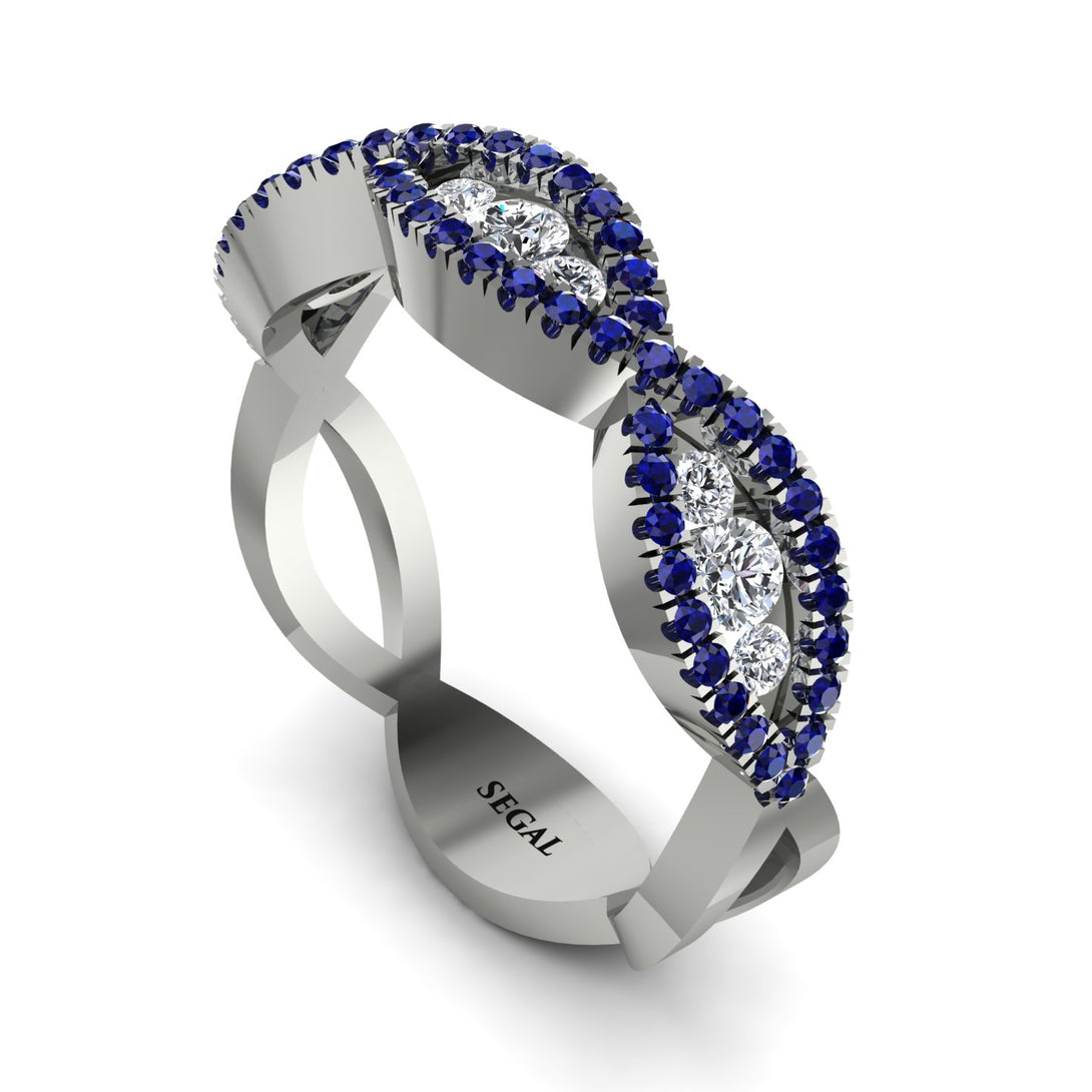 Diamond Eternal Embrace Wedding Ring - Jenna No. 63