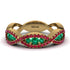 Emerald Eternal Embrace Wedding Ring - Jenna No. 49