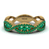 Emerald Eternal Embrace Wedding Ring - Jenna No. 19 image 1