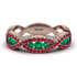 Emerald Eternal Embrace Wedding Ring - Jenna No. 50 image 1