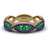 Emerald Eternal Embrace Wedding Ring - Jenna No. 64
