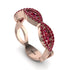 Ruby Eternal Embrace Wedding Ring - Jenna No. 56
