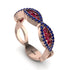 Ruby Eternal Embrace Wedding Ring - Jenna No. 71 image 2
